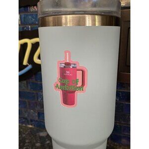 Dolly Parton Sticker Stanley Cup Of Ambition Funny Gag Gift Waterproof Vinyl